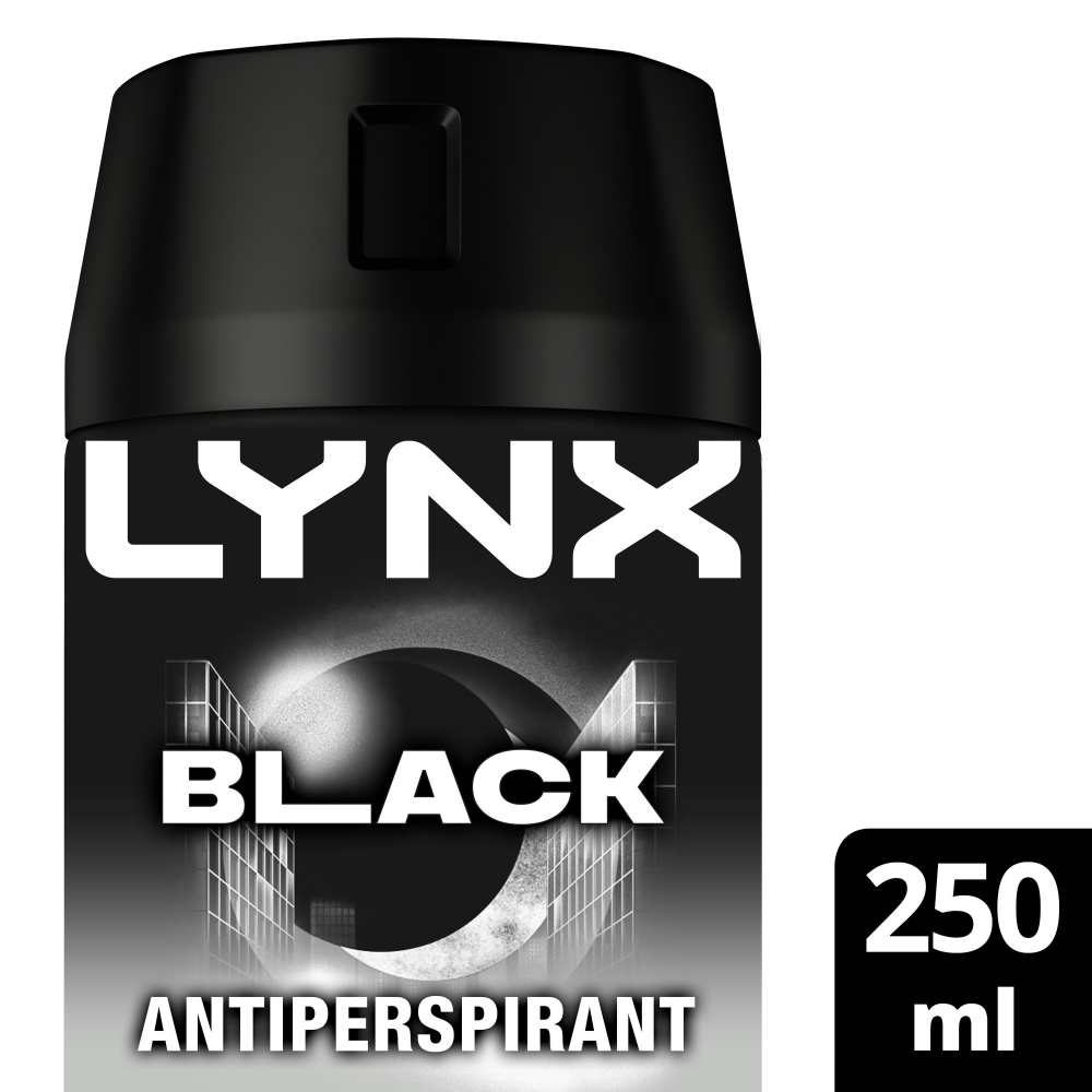 Lynx XXL Black 72h Frozen Pear & Cedarwood Anti-Perspirant Deodorant Spray 250ml