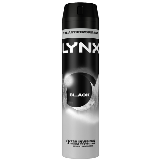 Lynx XXL Black 72h Frozen Pear & Cedarwood Anti-Perspirant Deodorant Spray 250ml