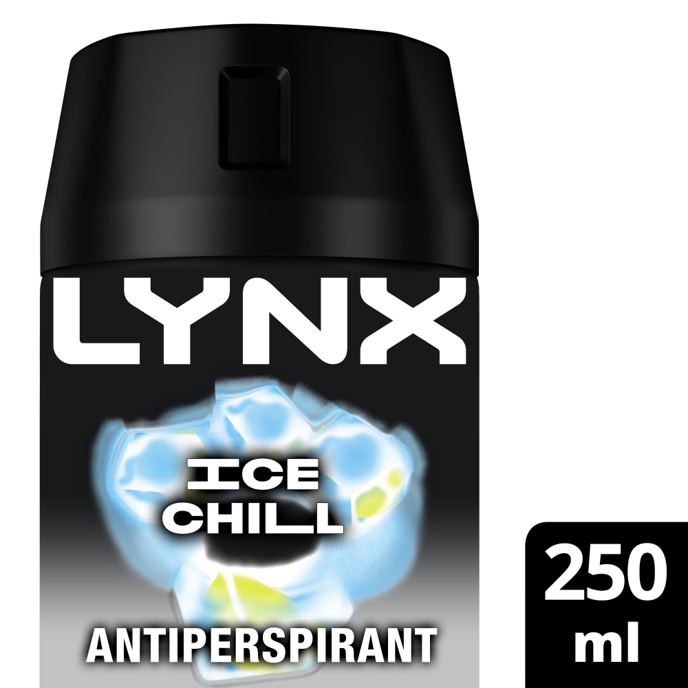 Lynx XXL Ice Chill 72h Iced Mint & Lemon Anti-Perspirant Deodorant Spray 250ml