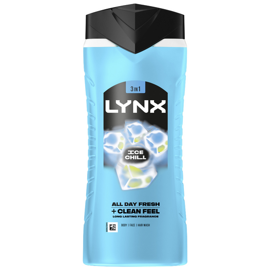Lynx XXL Ice Chill 3 In 1 Shower Gel 500ml