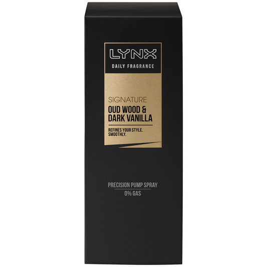Lynx Signature Daily Fragrance Oudwood & Dark Vanilla Precision Deodorant Pump Spray 100ml