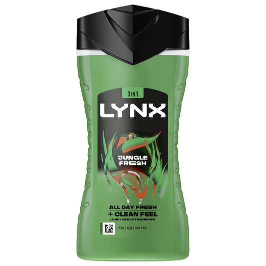 Lynx XXL 3 In 1 Jungle Fresh Shower Gel 500ml