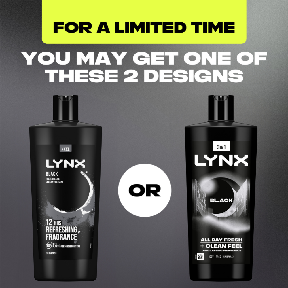 Lynx XXXL Black Shower Gel 700ml
