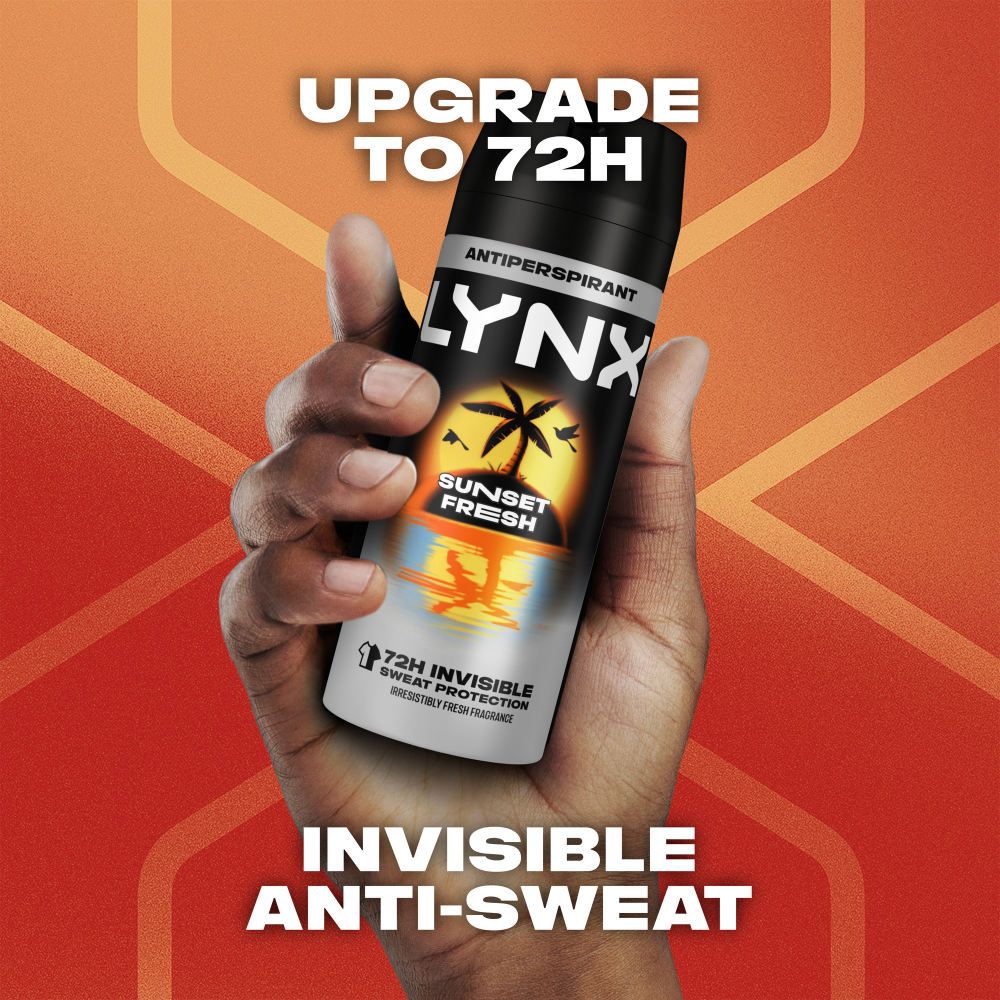 Lynx Sunset Fresh 72h Mango & Mandarin Anti-Perspirant Deodorant Spray 150ml
