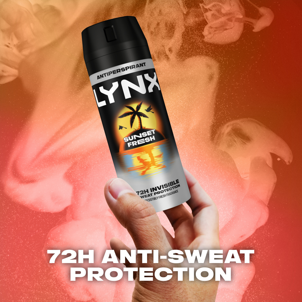 Lynx Sunset Fresh 72h Mango & Mandarin Anti-Perspirant Deodorant Spray 150ml