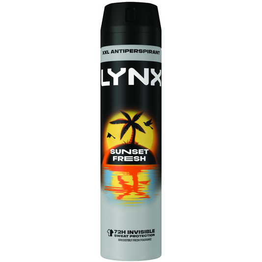 Lynx XXL Sunset Fresh 72h Mango & Mandarin Anti-Perspirant Deodorant Spray 250ml