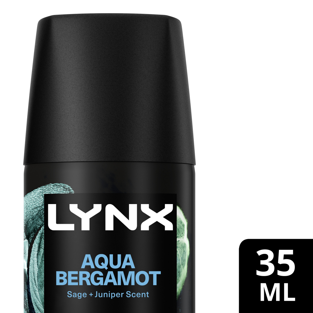 Lynx Fine Fragrance 72h Aqua Bergamot Sage & Juniper Premium Deodorant Body Spray 35ml