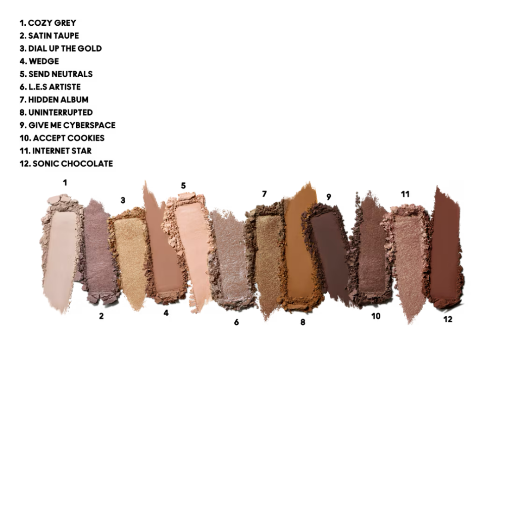 MAC Connect In Colour Unfiltered Nudes 12 Colour Eyeshadow Palette