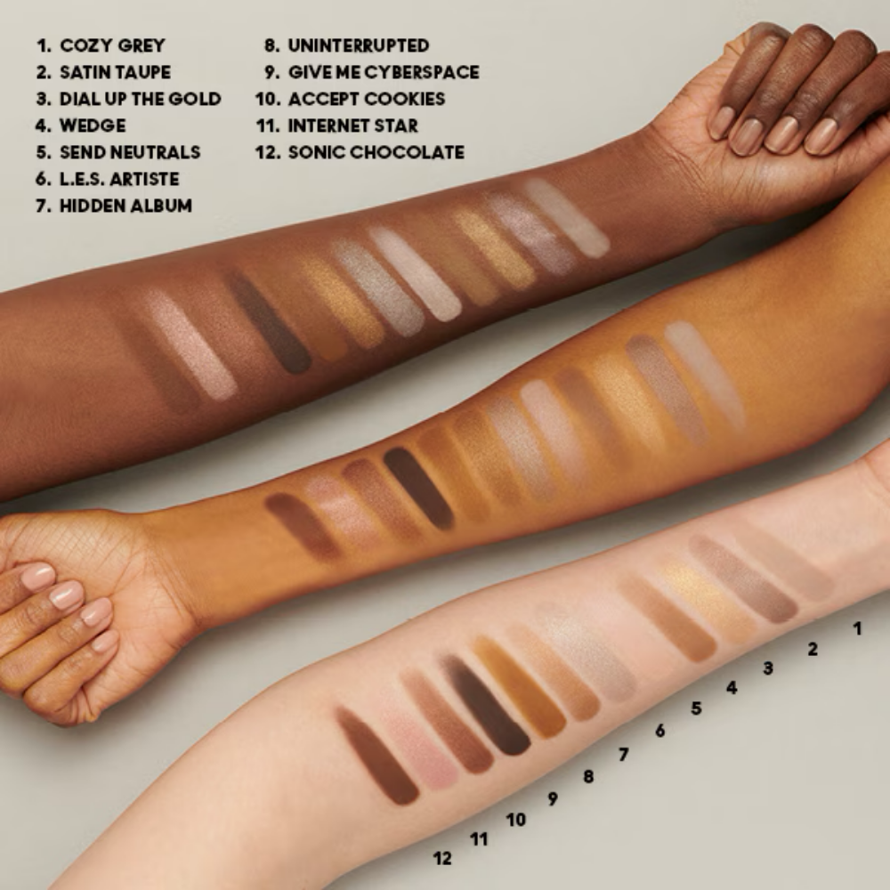 MAC Connect In Colour Unfiltered Nudes 12 Colour Eyeshadow Palette