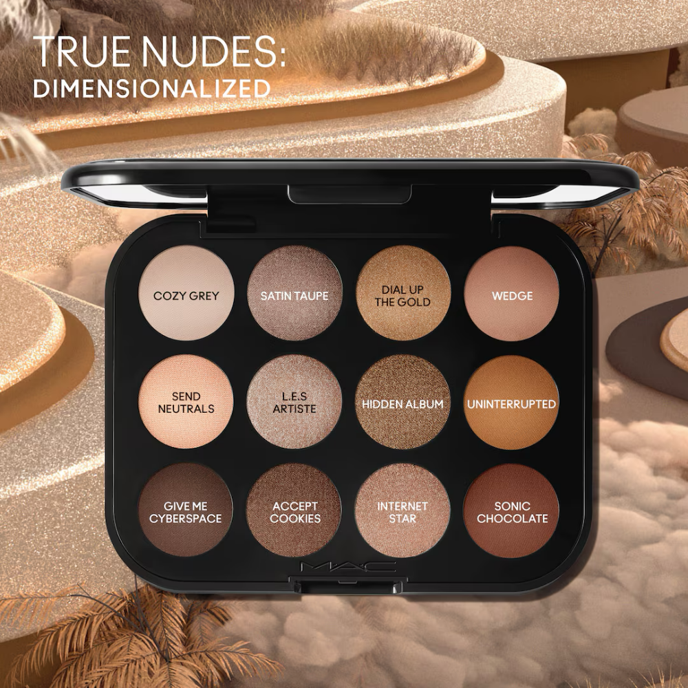 MAC Connect In Colour Unfiltered Nudes 12 Colour Eyeshadow Palette