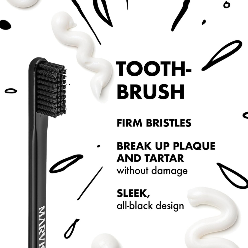 Marvis Medium Toothbrush Black