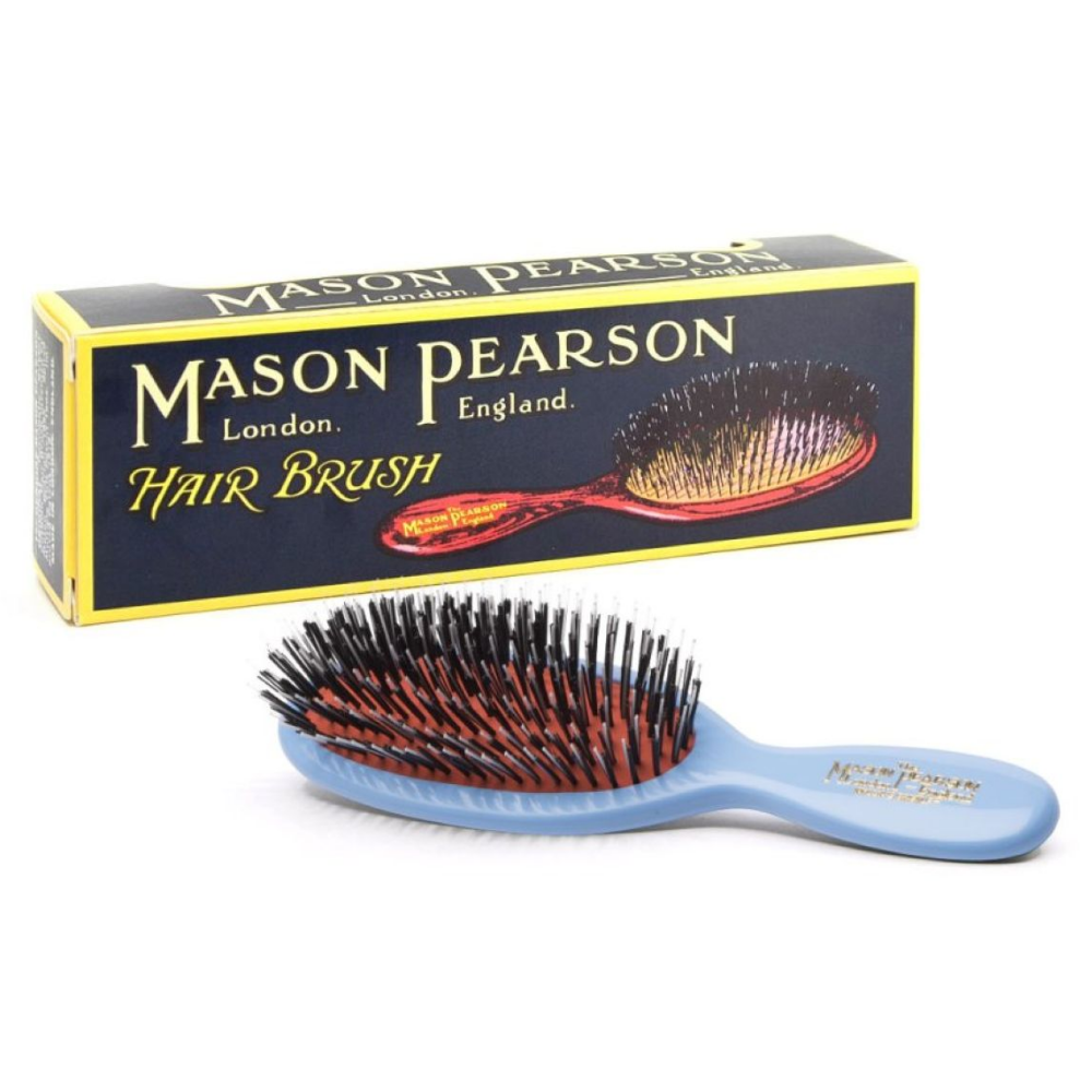 Mason Pearson Pocket Bristle & Nylon Hairbrush Blue BN4
