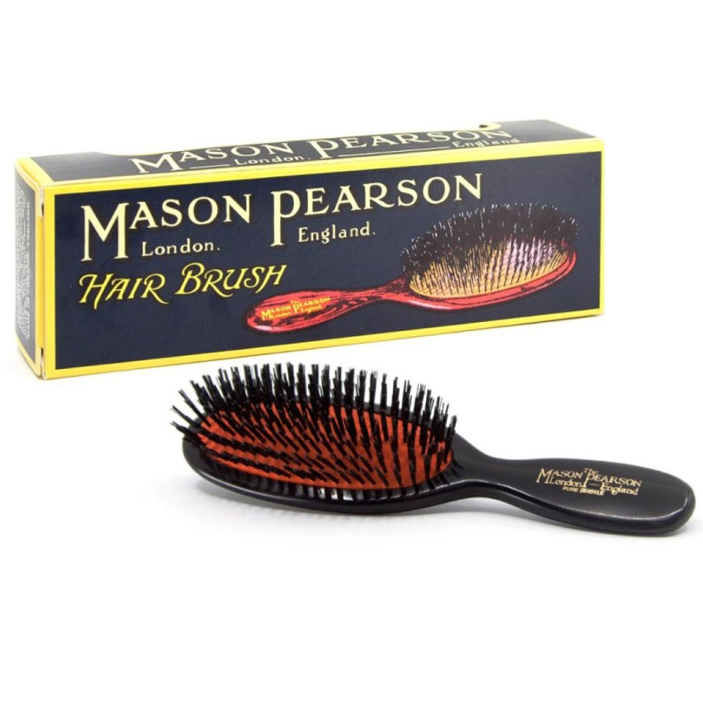 Mason Pearson Pocket Boar Bristle Hairbrush Dark Ruby B4