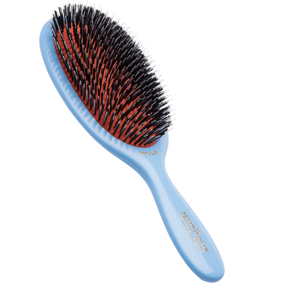 Mason Pearson Popular Bristle & Nylon Hairbrush Blue BN1