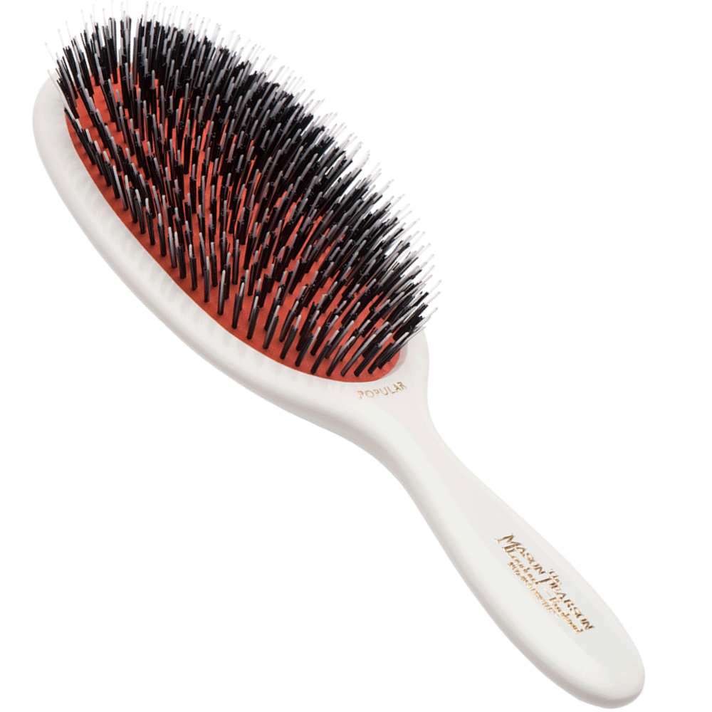 Mason Pearson Popular Bristle & Nylon Hairbrush Ivory BN1