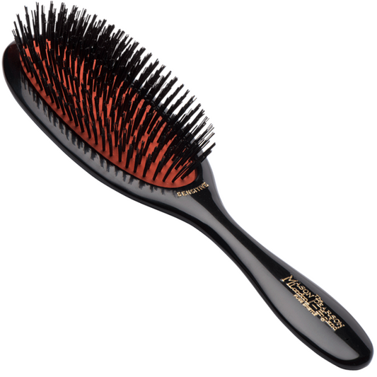 Mason Pearson Sensitive Pure Boar Bristle Hairbrush Dark Ruby SB3