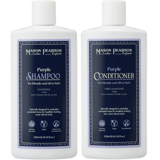 Mason Pearson Purple Shampoo & Conditioner Twin for Blonde & Silver Hair 2 x 250ml