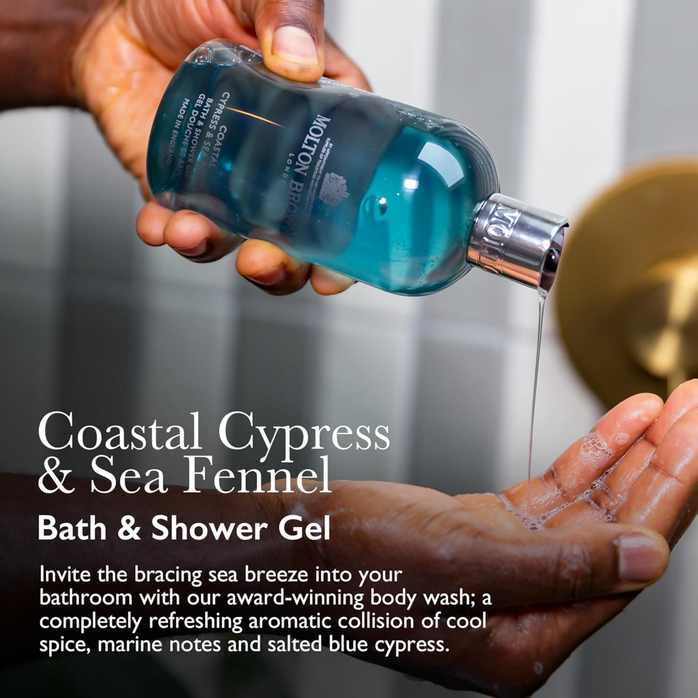 Molton Brown Coastal Cypress & Sea Fennel Bath & Shower Gel 300ml