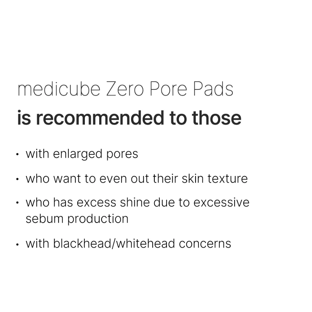 Medicube Zero Pore Pad 2.0 x70
