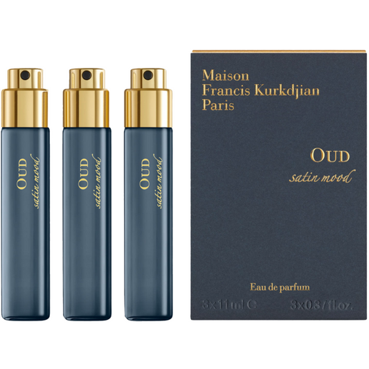 Maison Francis Kurkdjian Oud Satin Mood Eau De Parfum Refill Set 3 x 11ml