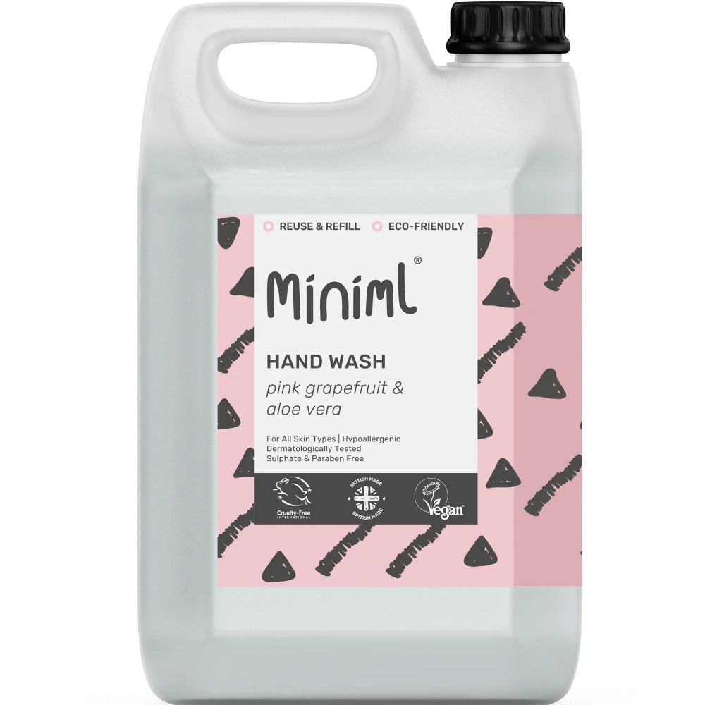 Miniml Eco-Friendly Hand Wash Pink Grapefruit & Aloe Vera 5000ml