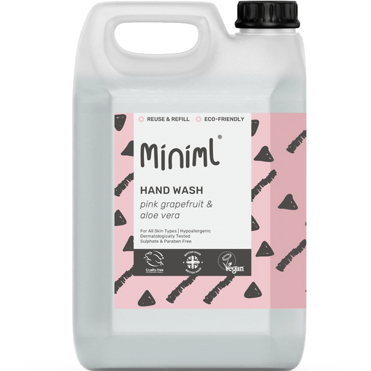 Miniml Eco-Friendly Hand Wash Pink Grapefruit & Aloe Vera 5000ml