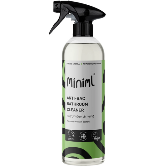 Miniml Anti-Bacterial Bathroom Cleaner Cucumber & Mint 750ml