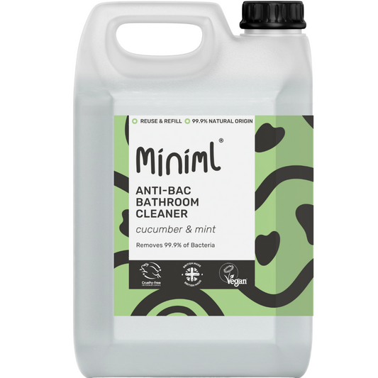 Miniml Anti-Bacterial Bathroom Cleaner Cucumber & Mint 5000ml