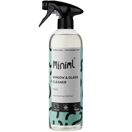 Miniml Natural Refillable Window & Glass Cleaner Mint 750ml