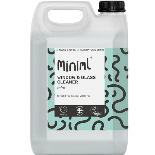 Miniml Natural Refillable Window & Glass Cleaner Mint 5000ml