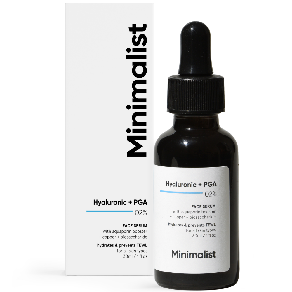 Minimalist Hyaluronic + PGA 02% Face Serum 30ml
