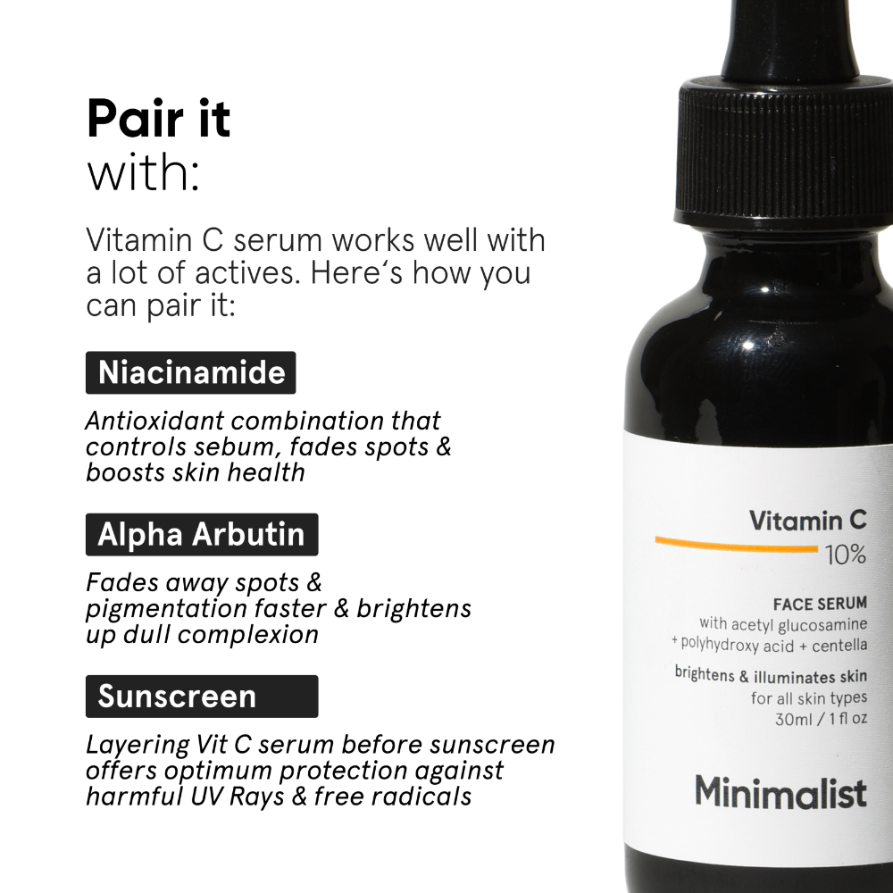 Minimalist Vitamin C 10% Face Serum 30ml
