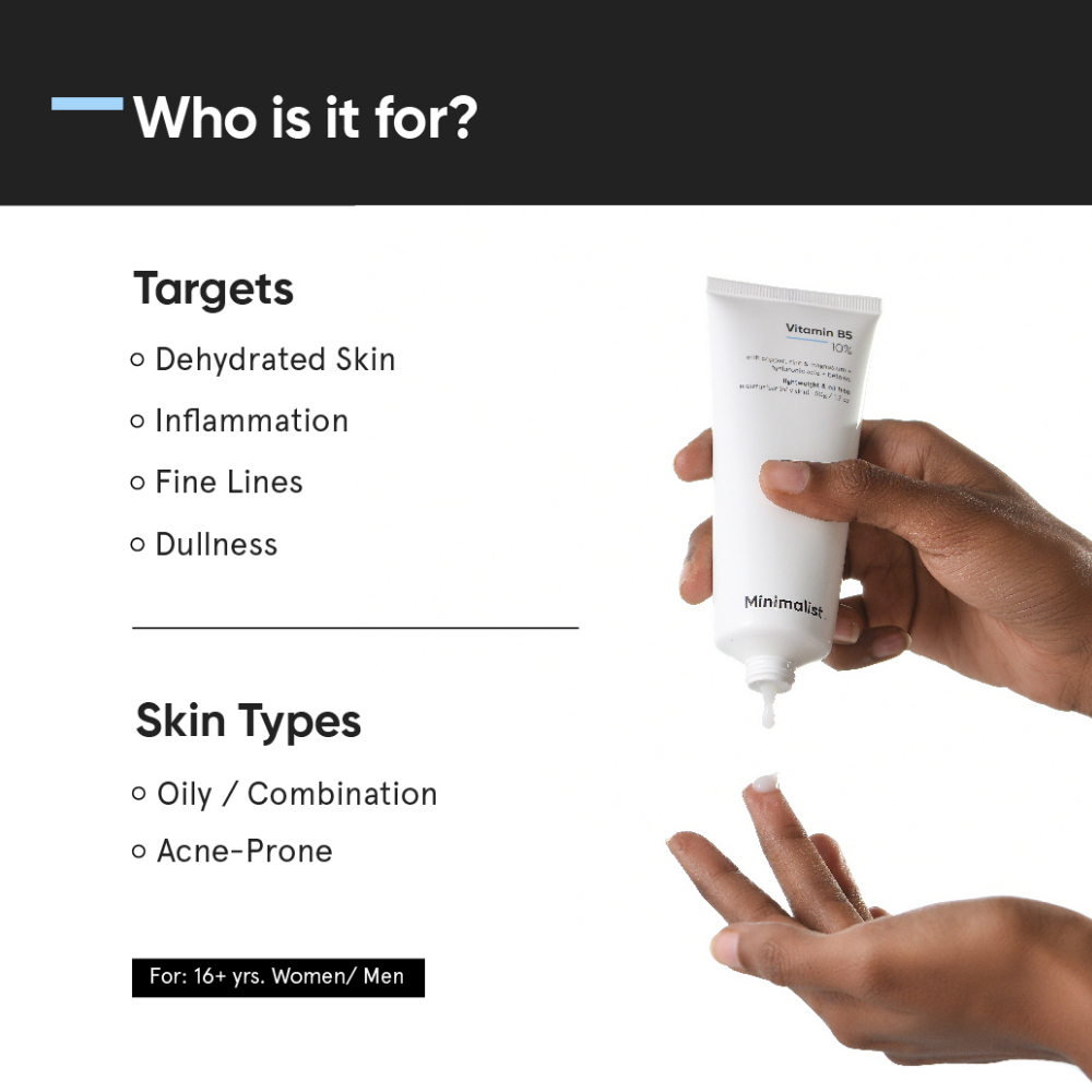 Minimalist Vitamin B5 10% Moisturiser 50g