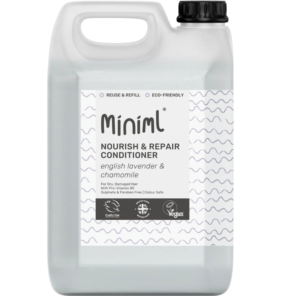 Miniml Eco Friendly Nourish & Repair Lavender & Chamomile Shampoo & Conditioner Twin 2 x 5000ml