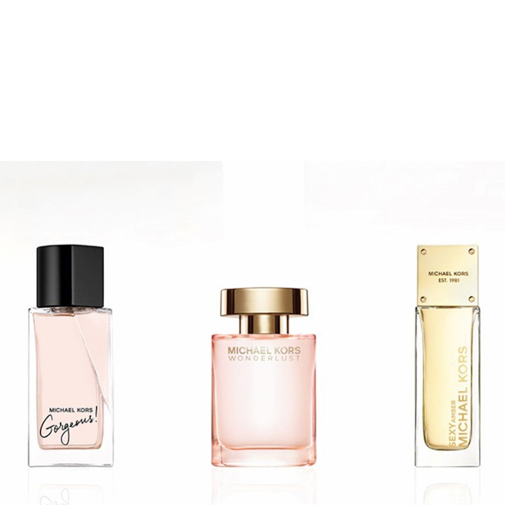 Michael Kors 3 Piece Miniature Fragrance Gift Set 3 x 5ml