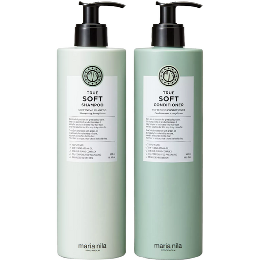 Maria Nila True Soft Softening Shampoo & Conditioner Duo Set 2 x 500ml
