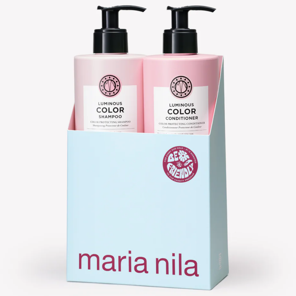 Maria Nila Luminous Colour Protecting Shampoo & Conditioner Duo Set 2 x 500ml