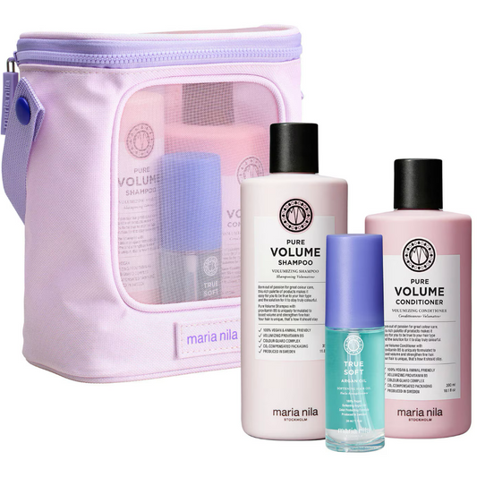 Maria Nila Pure Volume Hair Care Beauty Bag