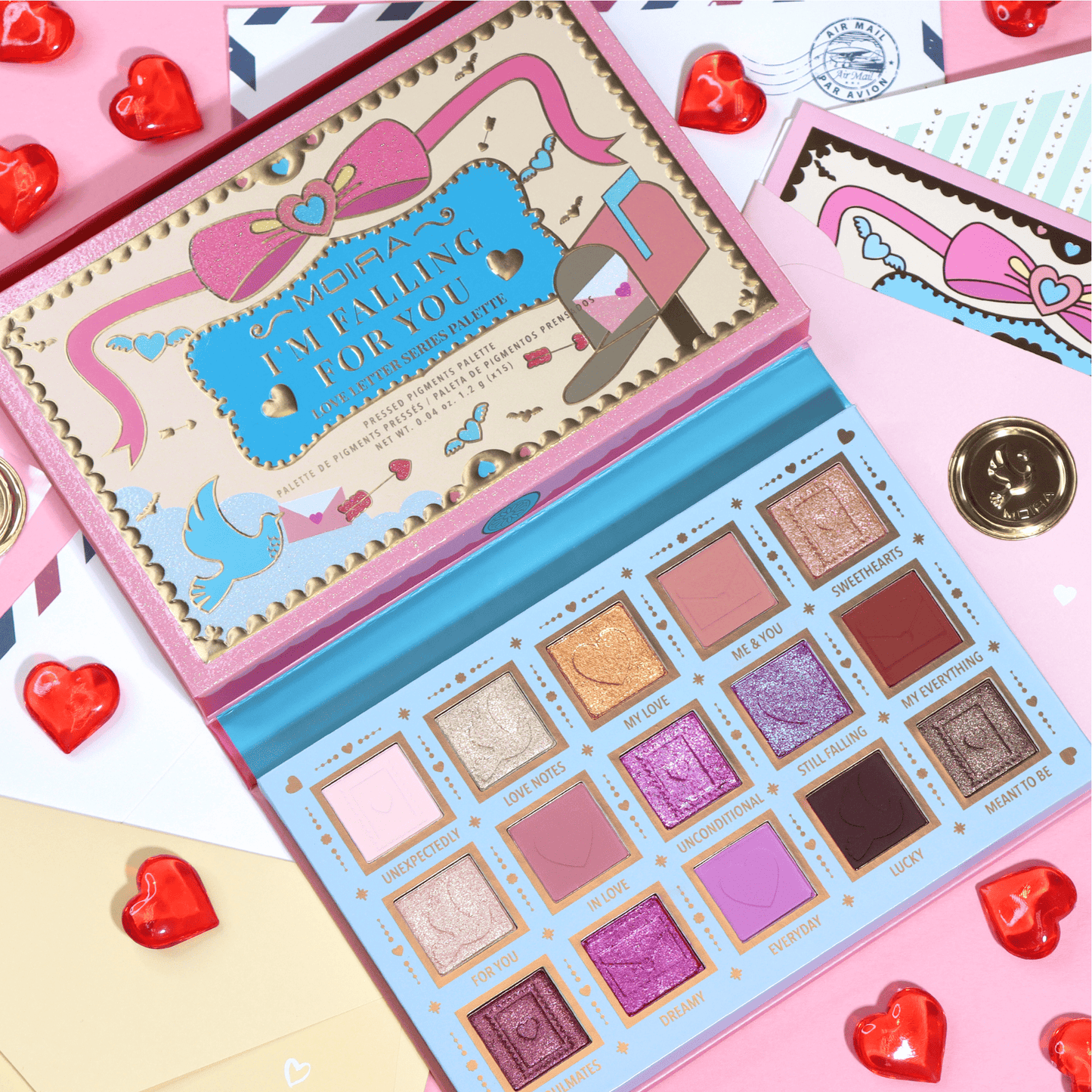 MOIRA I'm Falling For You 15 Colour Eyeshadow Palette