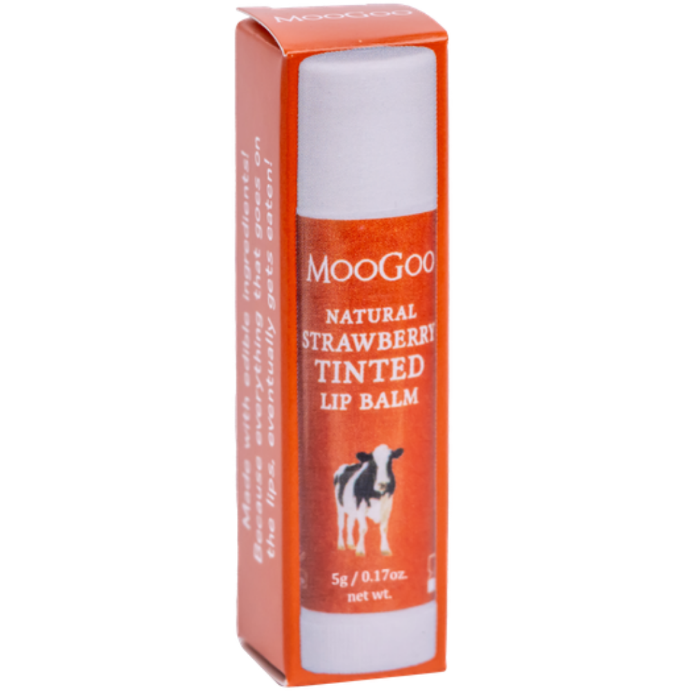 MooGoo Natural Lip Balm Strawberry Tinted 5g