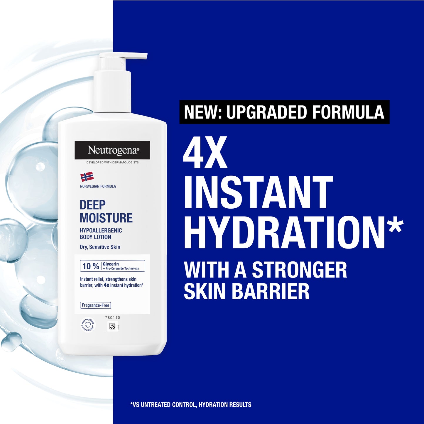 Neutrogena Norwegian Formula Deep Moisture Hypoallergenic Body Lotion 400ml