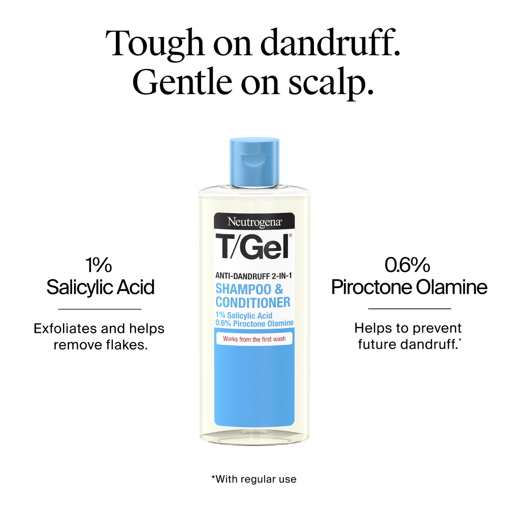 Neutrogena T/Gel 2-In-1 Anti-Dandruff Shampoo & Conditioner 250ml