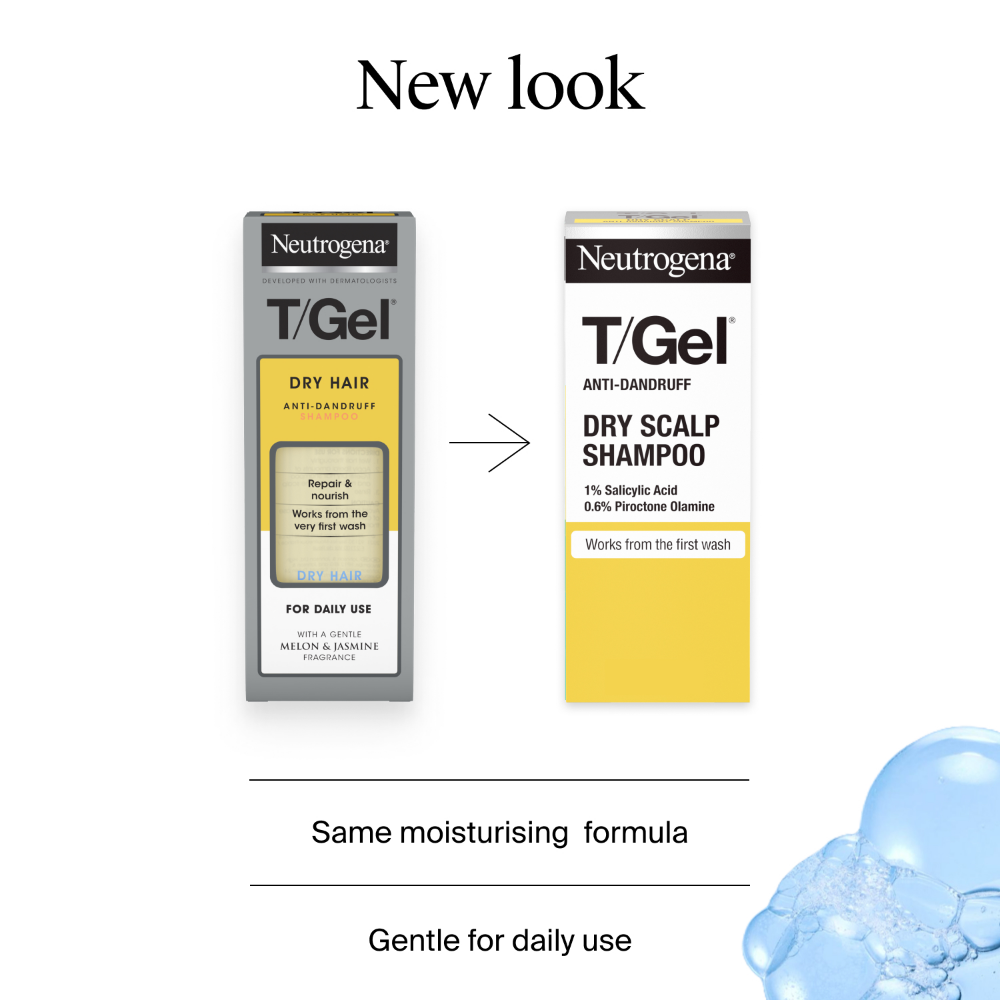 Neutrogena T/Gel Anti-Dandruff Shampoo for Dry Hair 250ml