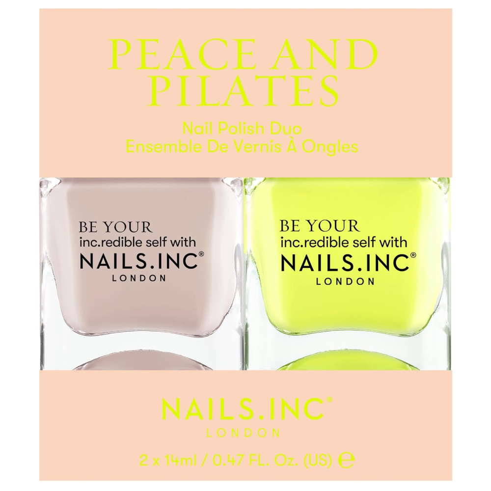 Nails Inc. Peace and Pilates Nail Polish Duo 2 x 14ml