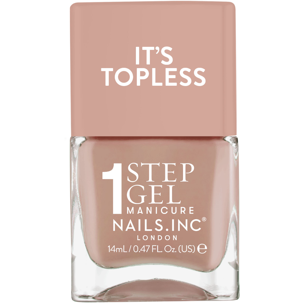 Nails Inc. It's Topless 1-Step Gel Madison Nail Polish 14ml