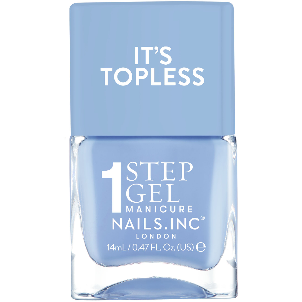 Nails Inc. It's Topless 1-Step Gel Kim Nail Polish 14ml