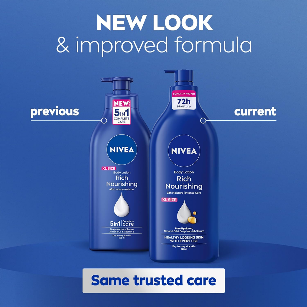 Nivea Rich Nourishing Body Lotion 625ml