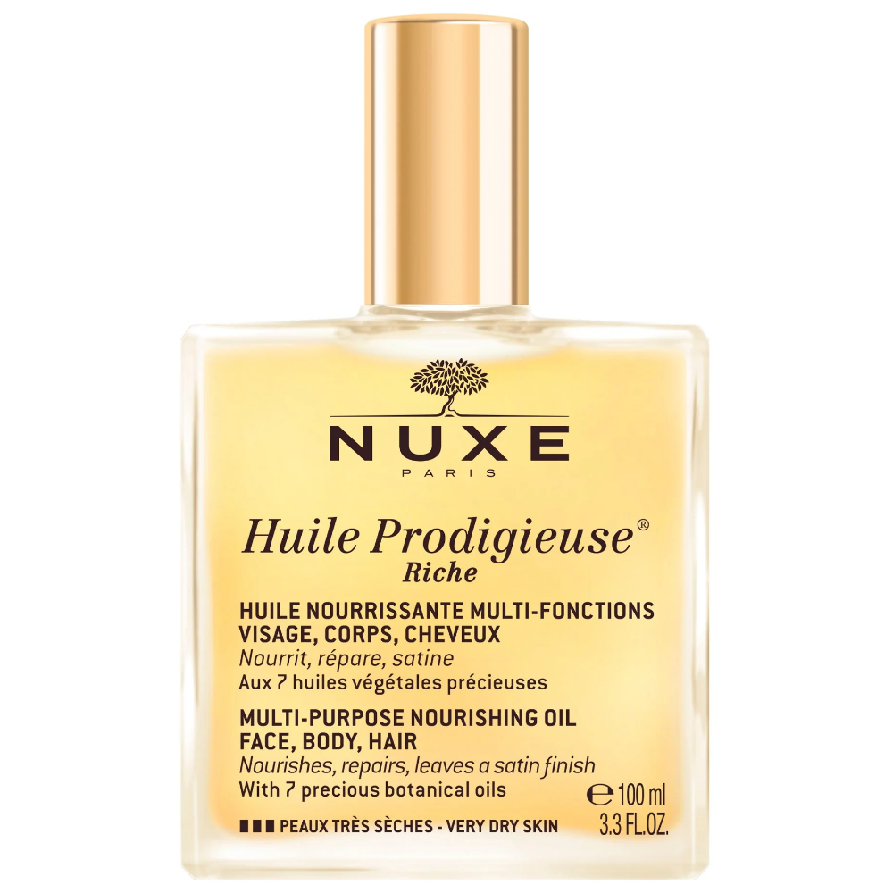 Nuxe Huile Prodigieuse Multi-Purpose Dry Oil 100ml + Roll & Glow Oil 8ml Duo