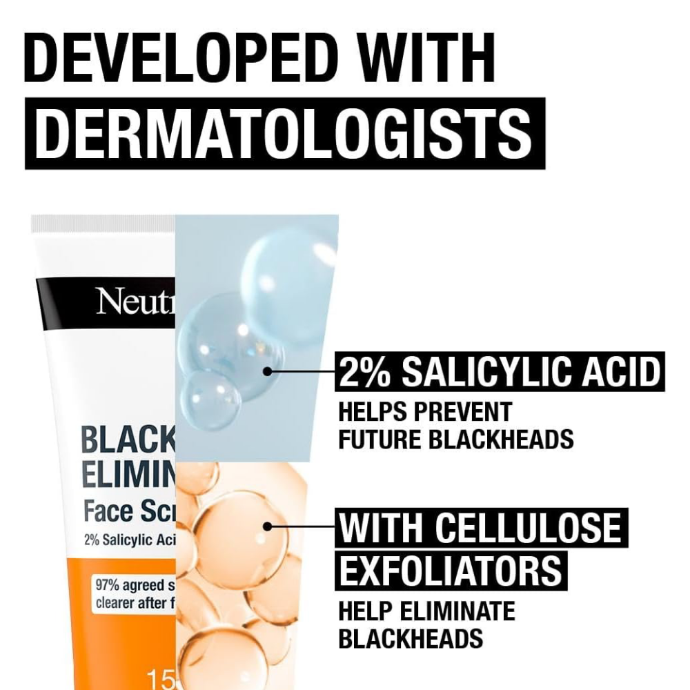 Neutrogena Blackhead Eliminating Facial Scrub 150ml