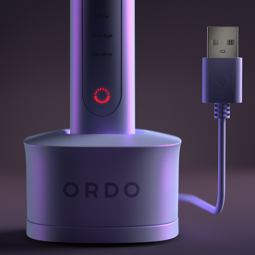 Ordo Sonic+ Electric Toothbrush Pearl Violet